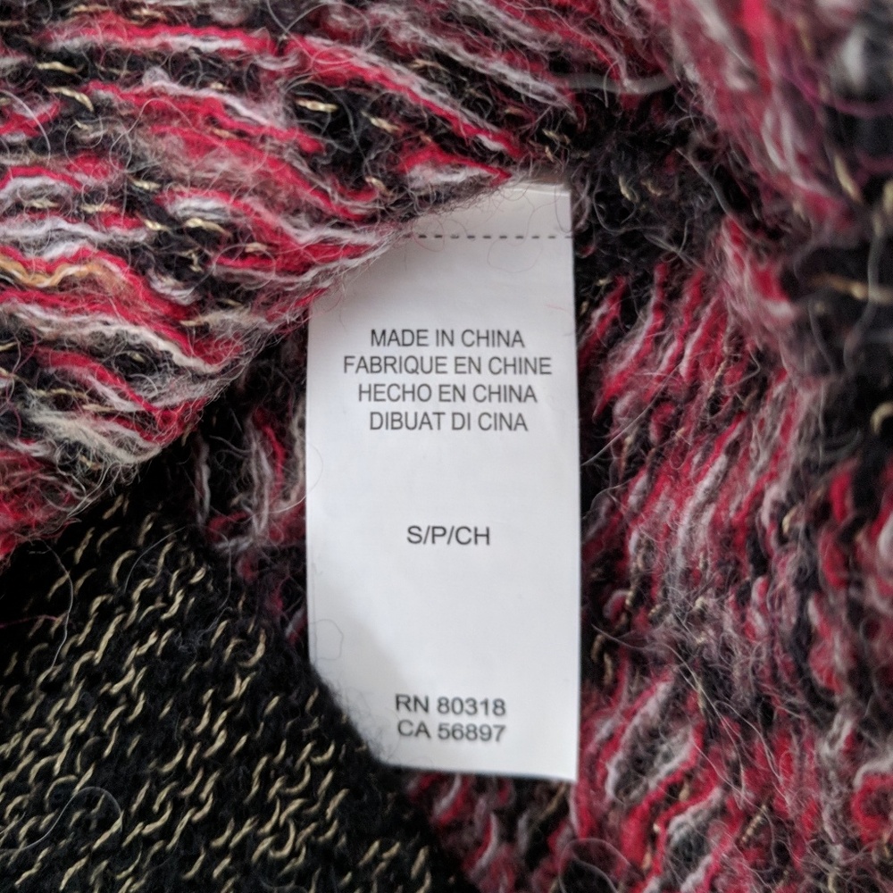 Lucky Brand Nordic Cowl Neck Tunic Sweater, S - Picture 5 of 8